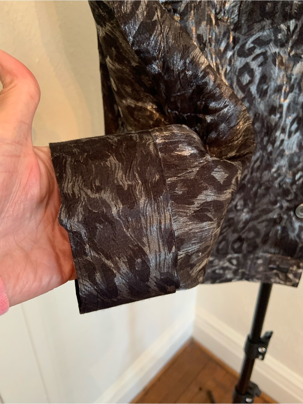 Ruby Rd Women's Black Animal Print Lightweight Jacket - Picture 3 of 9